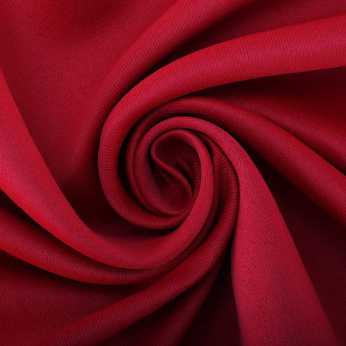 Sun Zero Soho 2-pack Blackout Energy Efficient Grommet Curtain Panel Pair, 54" x 63", Red