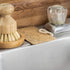 Zero Waste Dish Cleaning Starter Kit, Two Biodegradable Pot and Dish Brushes, Two Natural Loofah Sponges, Bamboo Soap Tray. Kitchen Set for Plates, Fruits, Vegetables, and Cast Iron Cookware