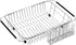 iPEGTOP Expandable Dish Drying Rack with Rustproof Stainless Steel Utensil Cutlery Holder, Over Sink Dish Rack Basket Shelf, Dish Drainer in Sink or On Counter