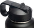 Thermoflask Double Stainless Steel Insulated Water Bottle with Two Lids, 40 Ounce, Black