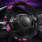 Car Pass Hot Pink Butterfly Universal Steering Wheel Cover, Fit for Suvs,Trucks,Sedans,Cars for Cute Women Girly (Hot Pink)