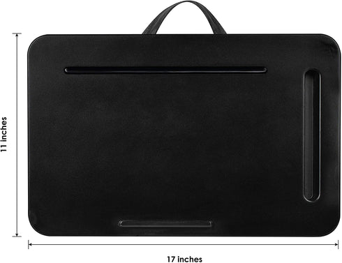 LapGear Sidekick Lap Desk - Black - Fits Up to 15.6 Inch Laptops - Style No. 44218