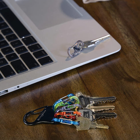 Nite Ize Keyrack, Stainless Steel Carabiner Key Chain