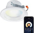 Satco S11259 Starfish 4 Inch Retrofit WiFi Smart LED Recessed Downlight, Works with Siri, Alexa, Google Assistant, SmartThings, Tunable White, 700 Lumens