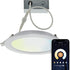 Satco S11262 Starfish 6 Inch Edge-Lit WiFi Smart LED Recessed Downlight, Works with Siri, Alexa, Google Assistant, SmartThings, Tunable White, 850 Lumens