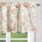 Leeva Kitchen Valances for Windows Dining Room Red Flowers, Watercolor Plant Pattern Rustic Design Thermal Insulated Curtains Valance for Living Room Bedroom, One Panel, 52x18