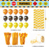 Whoobli Construction Birthday Party Supplies (Serves 16), All in One Truck Construction Party Supplies- Plate, Cups, Spoons, Fork, Napkins. Construction Birthday Decorations for Boys