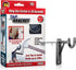 Spark Innovators Silver Tap Bracket - Easy Install No Drill Curtain Rod Brackets - As Seen on TV - Set of 2