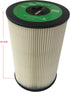 CF Clean Fairy Vacuum Cleaner Filter 1-piece Replacement for Dirt Devil/Titan 10 Inch Cartridge Filter for Vacuflo Model FC1550 8107-01 Royal CS1200