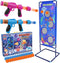STOTOY Shooting Game Boys Toys, Christmas Birthday Gifts Toys for 5 6 7 8 9+ Years Old Boys Girls, Pack of 2 Kids Toy Guns with Shooting Target for Nerf, 24 Foam Balls, Activity Party Game for Kids