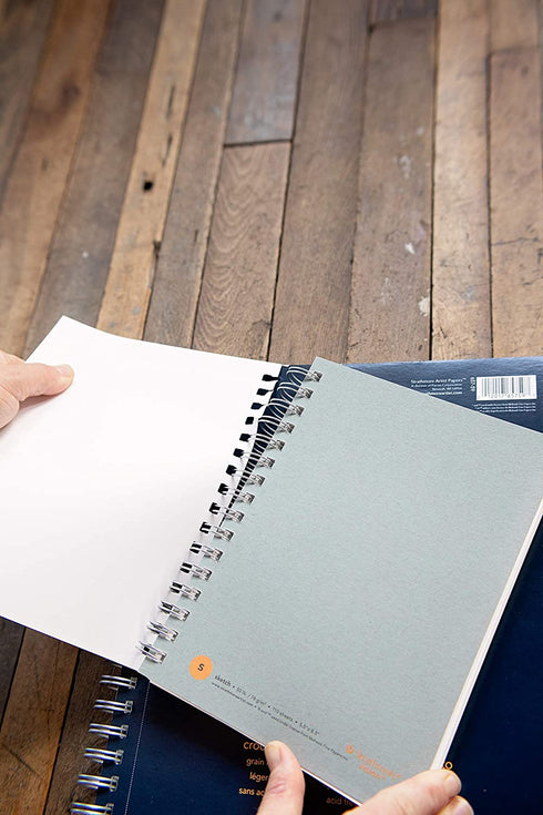 Strathmore 480-7 Softcover Art Journal, 7.75" x 9.75", White, 80 Sheets