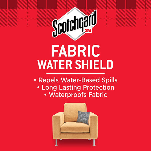 Scotchgard Fabric Water Shield, 20 Ounces (Two, 10 Ounce Cans), Repels Water, Ideal for Couches, Pillows, Furniture, Shoes and More, Long Lasting Protection