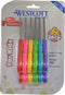 Westcott Scissors For Kids, 5’’ Pointed Safety Scissors, Assorted, 6 Pack (16455)