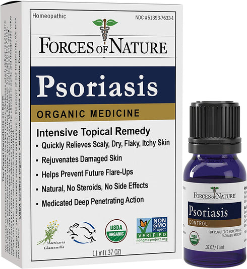 Forces of Nature -Natural, Organic Psoriasis Relief (11ml) Non GMO