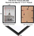 ENJOYBASICS 11x17 Picture Frame Black Poster Frame,Display Pictures 8x12 with Mat or 11x17 Without Mat,Wall Gallery Photo Frames,2 Pack
