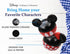Disney Salt and Pepper Shakers Set Ceramic Minnie and Mickey Mouse Salt and Pepper Shakers, Perfect for Any Tabletop Easy to Fill Red/Black, Glossy Finish