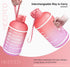 KEEPTO 1 Gallon Water Bottle with Straw-Motivational Water Jug with Time Marker