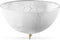 OhLectric OL-39155 Clip On Lamp Shade - Acrylic, Prismatic & Dome-shaped Bulb Shade - Transforms Light Bulbs Into Fixture - Suits Medium Base, A-shape Bulb - 4?x 8? Decorative Dome Cover, Single Pack