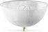 OhLectric OL-39155 Clip On Lamp Shade - Acrylic, Prismatic & Dome-shaped Bulb Shade - Transforms Light Bulbs Into Fixture - Suits Medium Base, A-shape Bulb - 4?x 8? Decorative Dome Cover, Single Pack