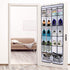 Over The Door Shoe Organizer ULG 22 Pockets Shoe Holder & 12 Mesh Pockets Hanging Shoe Holder Hanger Hanging Shoe Organizer with 3 Adjustable Metal Hooks