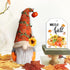 Fall Decor - Fall Tiered Tray Decor - Fall Plush Gnome - Fall Wood Bead Garland - Happy Fall Wooden Sign - Pumpkin Spice Corn Maze Sign - Rustic Farmhouse Home Autumn Thanksgiving Harvest Decor