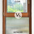 FEOMOS Rain Glass Window Film UV Blocking Removable Window Sticker Static Cling Film Vinyl Decorative Glass Film for Windows Doors Privacy Non Adhesive 23.6 x 78.7 inches