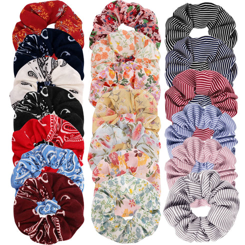 20 Pack Hair Scrunchies, Scrunchies for Women Girls, Scrunchies for Thick Hair, Hair Ties Scrunchies, Hair Elastics Ties, Hair Accessories for Women, Hair Accessories for girls, Gifts for Girls
