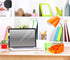 Limelights LD1002-ORG Gooseneck Organizer iPad Stand or Book Holder Desk Lamp, Orange
