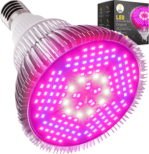 Haus Bright LED Grow Light Bulb - for Indoor Plants Full Spectrum Lamp | Seed Starting, House, Garden, Vegetable, Succulent, Hydroponic, Greenhouse Growing | 100W E27 (Original)