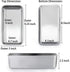 TeamFar Loaf Pan, 9¼" — 5" Bread Loaf Pans Meatloaf Pan Stainless Steel for Baking Bread Cake Lasagna, Healthy & Durable, Oven & Dishwasher Safe - Set of 4