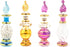 Egyptian Mouth Blown Glass miniature Perfume Bottles Wholesale Set of 12 Size 2" (5 cm) with handmade Gold decorative Vials for essential& perfume oils by Egyptian Hand Blown Glass
