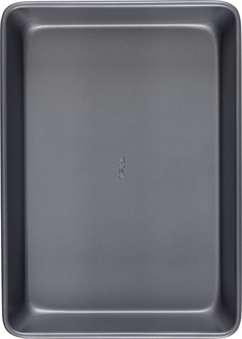 T-fal Commercial Oblong Nonstick Cake Pan, 9" x 13", Gray