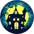 Halloween Magnets Garage Door Decorations, Fall Magnets Haunted House Magnetic Decal for Cars, Fridge, Locker, 5 1/2 Inch