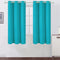 LEMOMO Teal/Turquoise Blackout Curtains/42 x 63 Inch Length Kids Curtains/Set of 2 Panels Grommet Bedroom Curtains for Living Room Curtains