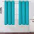 LEMOMO Teal/Turquoise Blackout Curtains/42 x 63 Inch Length Kids Curtains/Set of 2 Panels Grommet Bedroom Curtains for Living Room Curtains