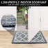 Ymonlia Indoor Door Mat,32" x20Front/Back/Outdoor Mat Rubber Backing,Non-Slip Absorbent Entryway Resist Dirt Rug,Machine Washable Floor Doormats for Home,Entrance,Kitchen