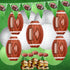 UNIQOOO 29Pcs American Football Paper Lantern Party Decoration Banner Flags, Assorted Sports Lanterns Set, Large 12 Inch 10, 8'', Super Game Day Kids Birthday Party Favor, Reusable Easy Assemble