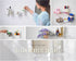 Blingsoul Acrylic Shelves - Pack of 2 Spice Lip Hanging Wall Display Shelf, Bathroom Organizer, Picture Ledge Storage Invisible Makeup Organizer