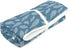 Encasa Homes Ironing Mat/Pad (Large 47 x 28 inch) with 3mm Padding & Silicone Iron Rest for Steam Pressing on Tabletop or Bed - Heat Resistant, Portable, Quilting & Travel Blanket - Big Leaves Blue