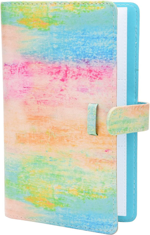 Sunmns Colorful Wallet PU Leather Photo Album Compatible with Fujifilm Instax Mini 11 9 8 90 8+ 26 7s Instant Camera Film, Polaroid Snap Zip Z2300 PIC-300 Film (Rainbow)