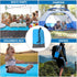 AMOSTBY Beach Blanket for 5-8 Adults,Waterproof and Sandproof Lightweight Picnic Blanket,Extra Large Oversized Beach Mat with 4 Pockets for Beach Hiking Camping Travel 10'' x 9''