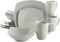 Gibson Home Zen Buffet Dinnerware Set, Service for 4 (16pcs), White (Square)