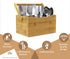 ROYALHOUSE Bamboo Utensil Holder And Organizer For Kitchen Countertop