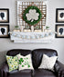 4TH Emotion Spring St. Patrick's Day Throw Pillow Covers Farmhouse Cushion Case for Sofa Couch 18 x 18 Inches Polyester Linen Set of 4