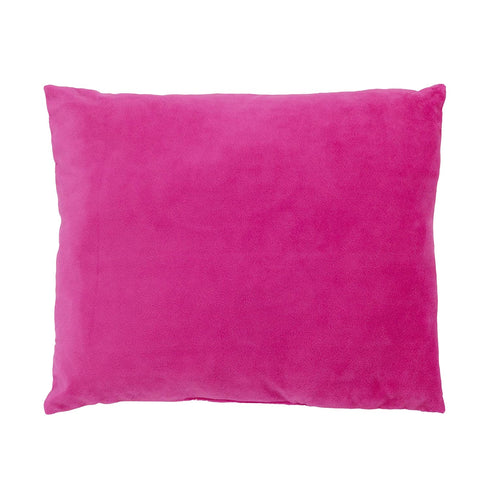 Everything Kids Wonder Woman Blue, Pink, & White Clouds & Hearts Plush Decorative Toddler Throw Pillow, Blue, Pink, Yellow, White