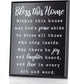Bless this Home Wall Decor House Blessing Plaque - Housewarming Present for New Home Living Room Art or Farmhouse Entryway Sign - Homeowner Gift Religious Christian Decoration