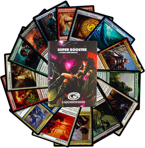 Cosmic Games MTG Super Booster Pack – 15 Rares Guaranteed | Magic The Gathering Cards | Possible Foils, Mythics and Planeswalkers | Features Cards from All Sets | All Cards Rare or Better