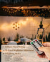 Battery Operated String Lights - JACKYLED 33ft 80 LED Crackle Globe Fairy Lights 8 Modes with Timer Remote Waterproof Indoor Outdoor Decorative Hanging Lights for Home Bedroom Party Wedding Christmas