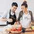 Prazoli His and Her Aprons - Mr Mrs Established 2022 Couples Engagement Gift , Cute Bridal Shower Gift Anniversary Wedding Registry Items & Decoration , Housewarming Gifts For New Home Newlywed Gift