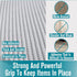 Shelf and Drawer Liner, Non-Adhesive Non Slip and Grip Durable Clean Pad Full Size 17.7 Inches x 20 Feet for Drawers, Shelves, Cabinets, Storage, Kitchen, Desks, Kitchenware, Tableware, Light Gray